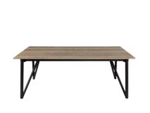 Uitschuifbare Eetkamertafel WACKO - Naturel/Zwart PFT-221-000005-MHA84