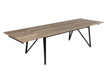 Uitschuifbare Eetkamertafel WACKO - Naturel/Zwart PFT-221-000005-MHA84