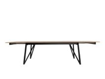 Uitschuifbare Eetkamertafel WACKO - Naturel/Zwart PFT-221-000005-MHA84