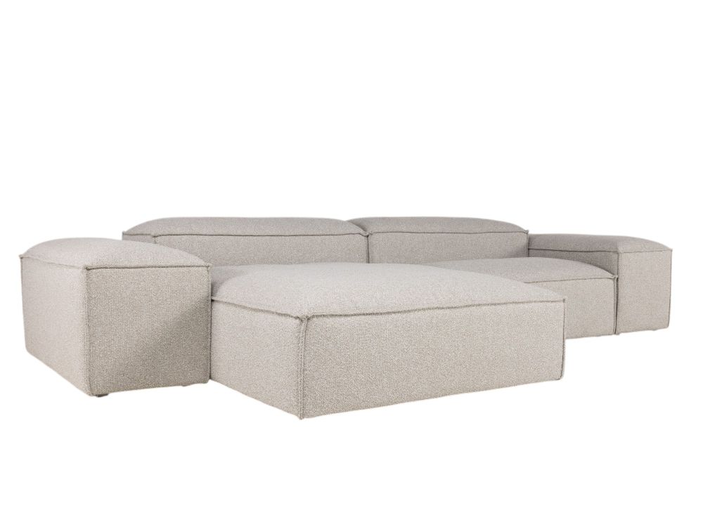 Loungezetel CUBE - Beige RIV-91-LOUNGE-ROS03-GREY