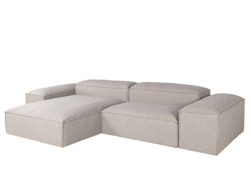 Loungezetel CUBE - Beige RIV-91-LOUNGE-ROS03-GREY