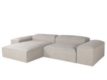 Loungezetel CUBE - Beige RIV-91-LOUNGE-ROS03-GREY