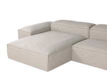 Loungezetel CUBE - Beige RIV-91-LOUNGE-ROS03-GREY