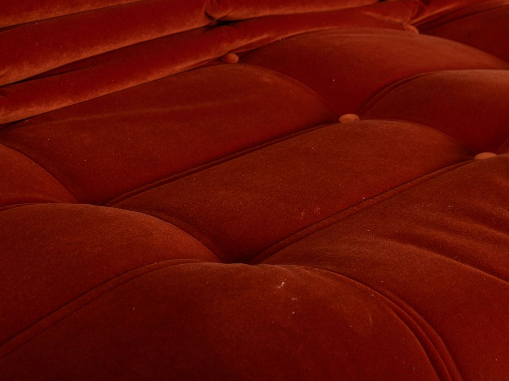 3-zit MONS - Rood fluweel RIV-92-000039-X1-R