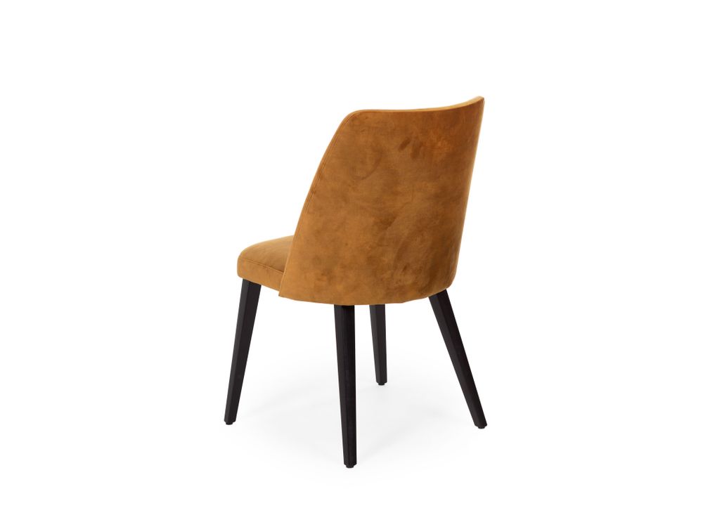 Set van 4 stoelen PARMA - Oranje velvet C-FDF-PA-SET
