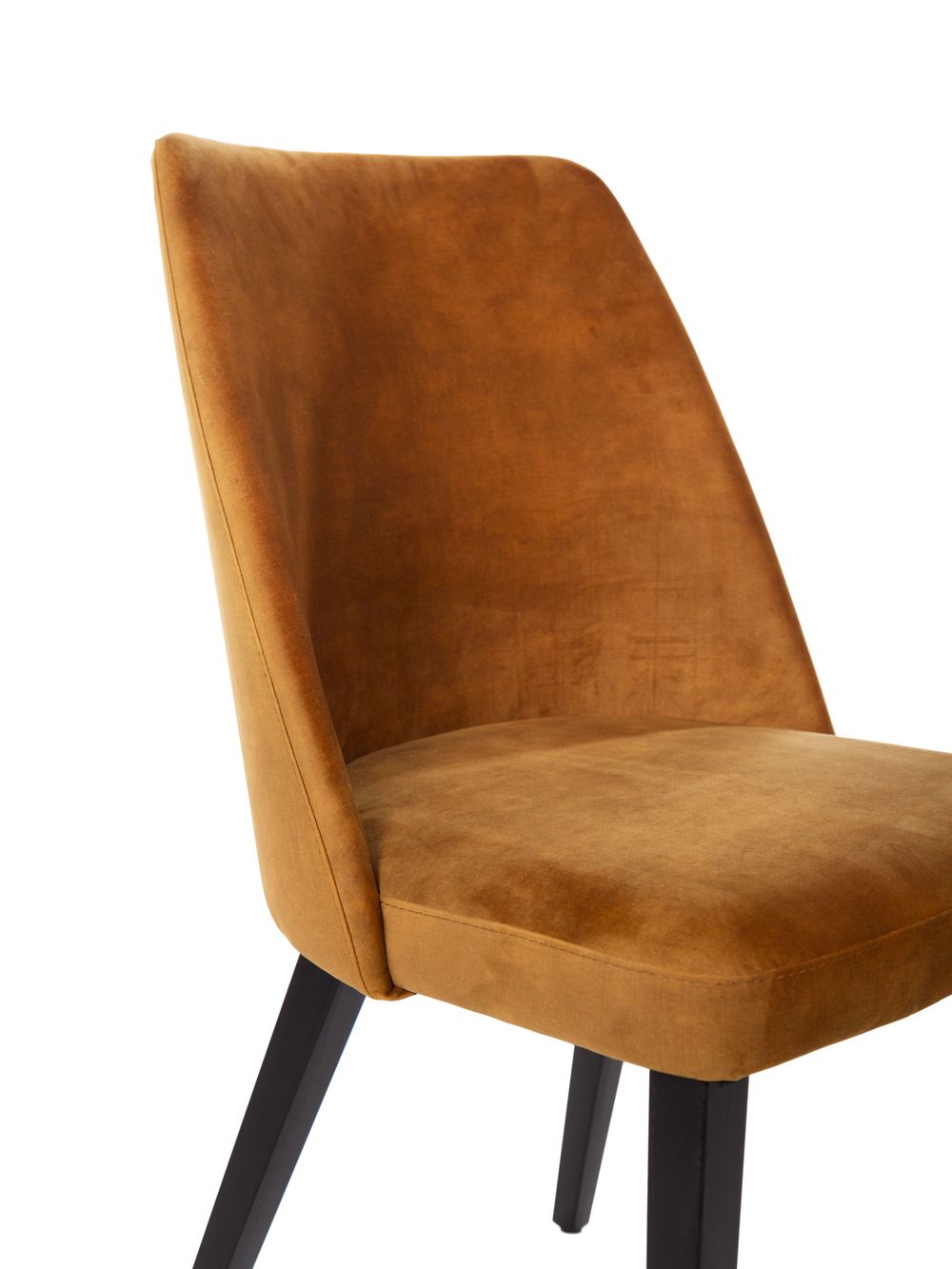 Set van 4 stoelen PARMA - Oranje velvet C-FDF-PA-SET