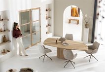 Eetkamertafel PALMA - Massief eikenhout XOO 52090-NSA