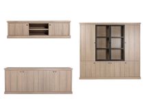 TV-meubel, dressoir en vitrine met led BRUGGE - Mi C-MXF-287-EK1