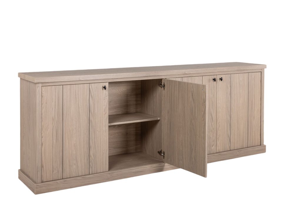 TV-meubel, dressoir en vitrine met led BRUGGE - Mi C-MXF-287-EK1