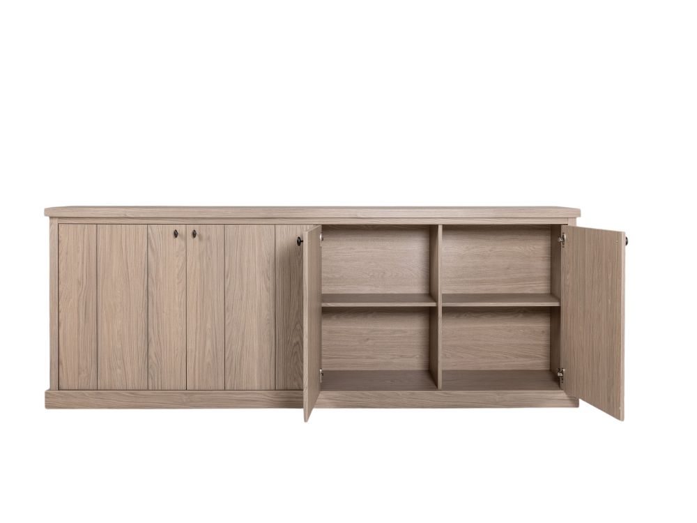 TV-meubel, dressoir en vitrine met led BRUGGE - Mi C-MXF-287-EK1