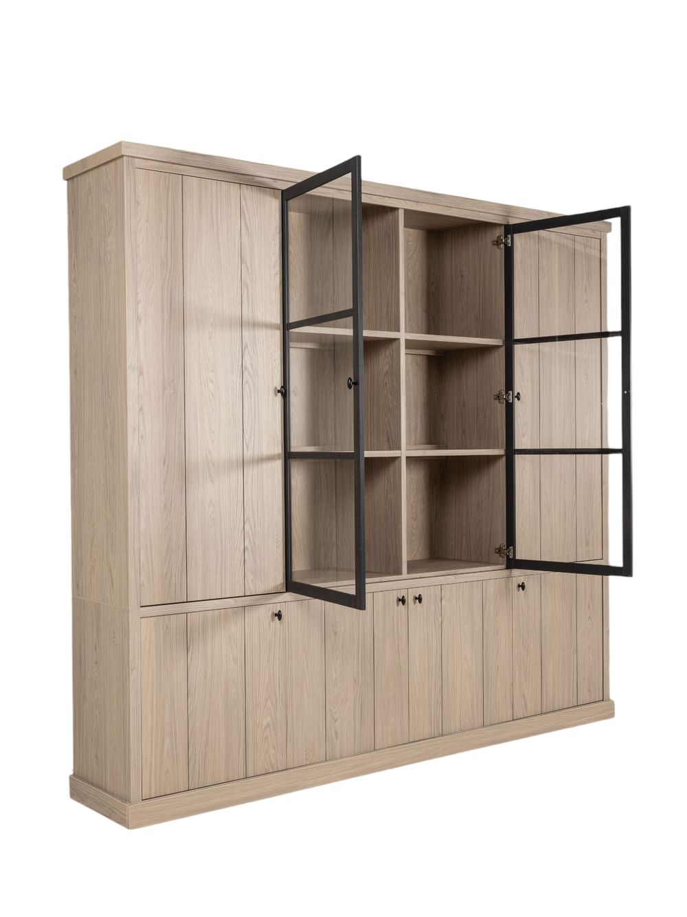 TV-meubel, dressoir en vitrine met led BRUGGE - Mi C-MXF-287-EK1