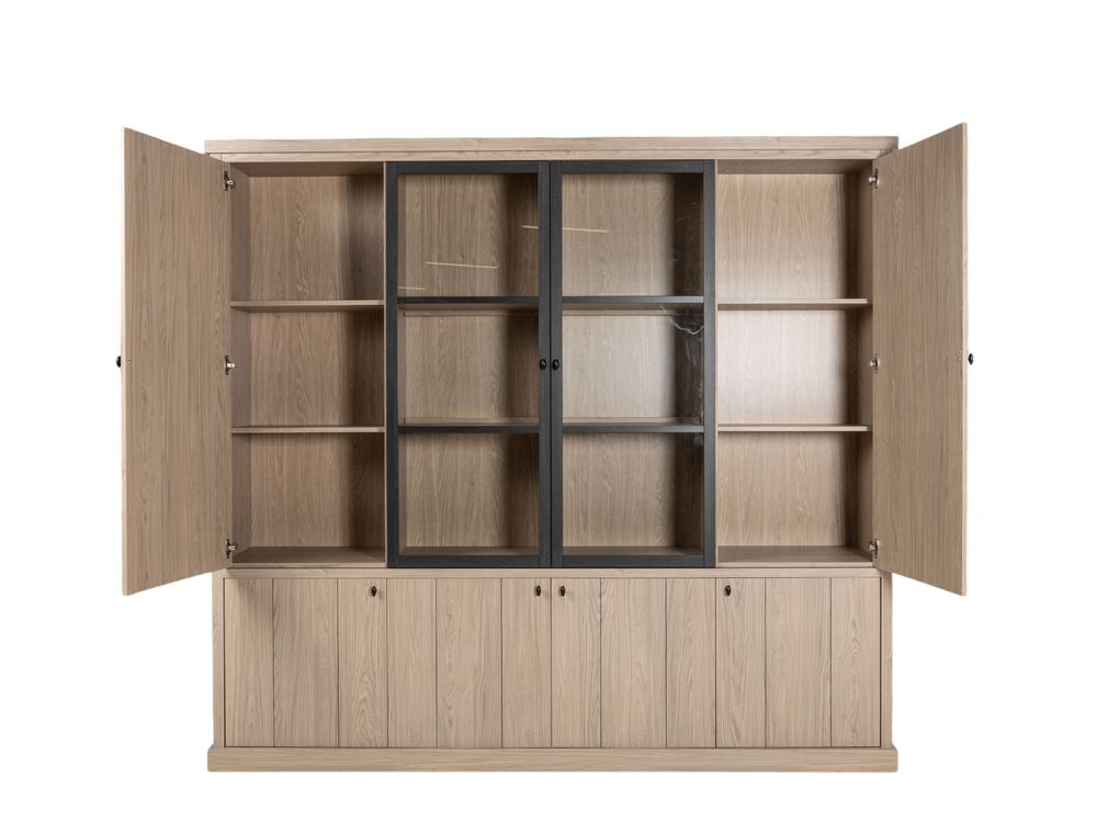 TV-meubel, dressoir en vitrine met led BRUGGE - Mi C-MXF-287-EK1