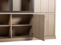 TV-meubel, dressoir en vitrine met led BRUGGE - Mi C-MXF-287-EK1