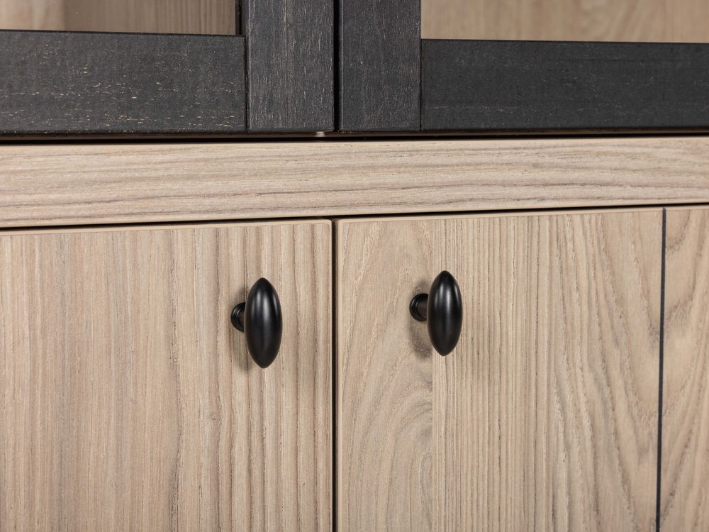 TV-meubel, dressoir en vitrine met led BRUGGE - Mi C-MXF-287-EK1