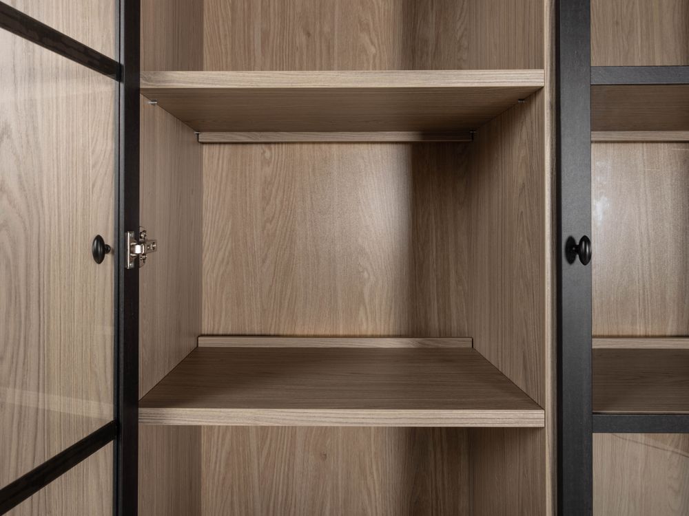 TV-meubel, dressoir en vitrine met led BRUGGE - Mi C-MXF-287-EK1