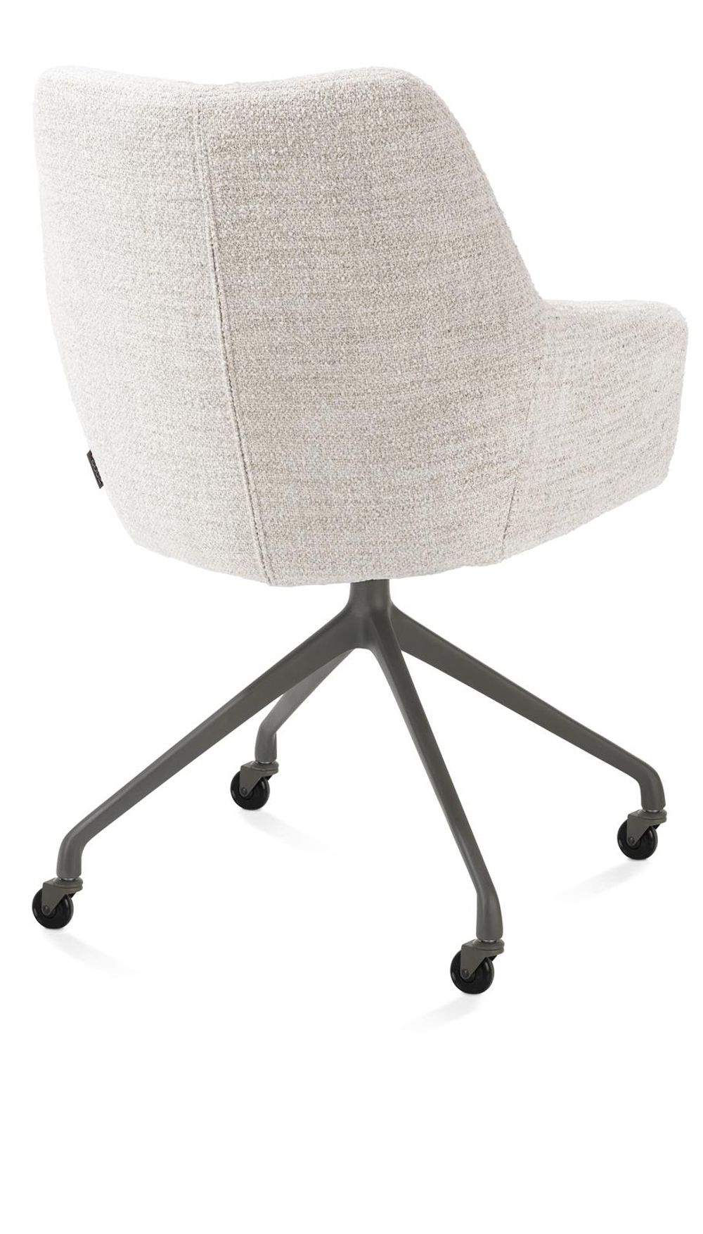Armstoel op wieltjes MATS - Crème XOO 48907-CRE
