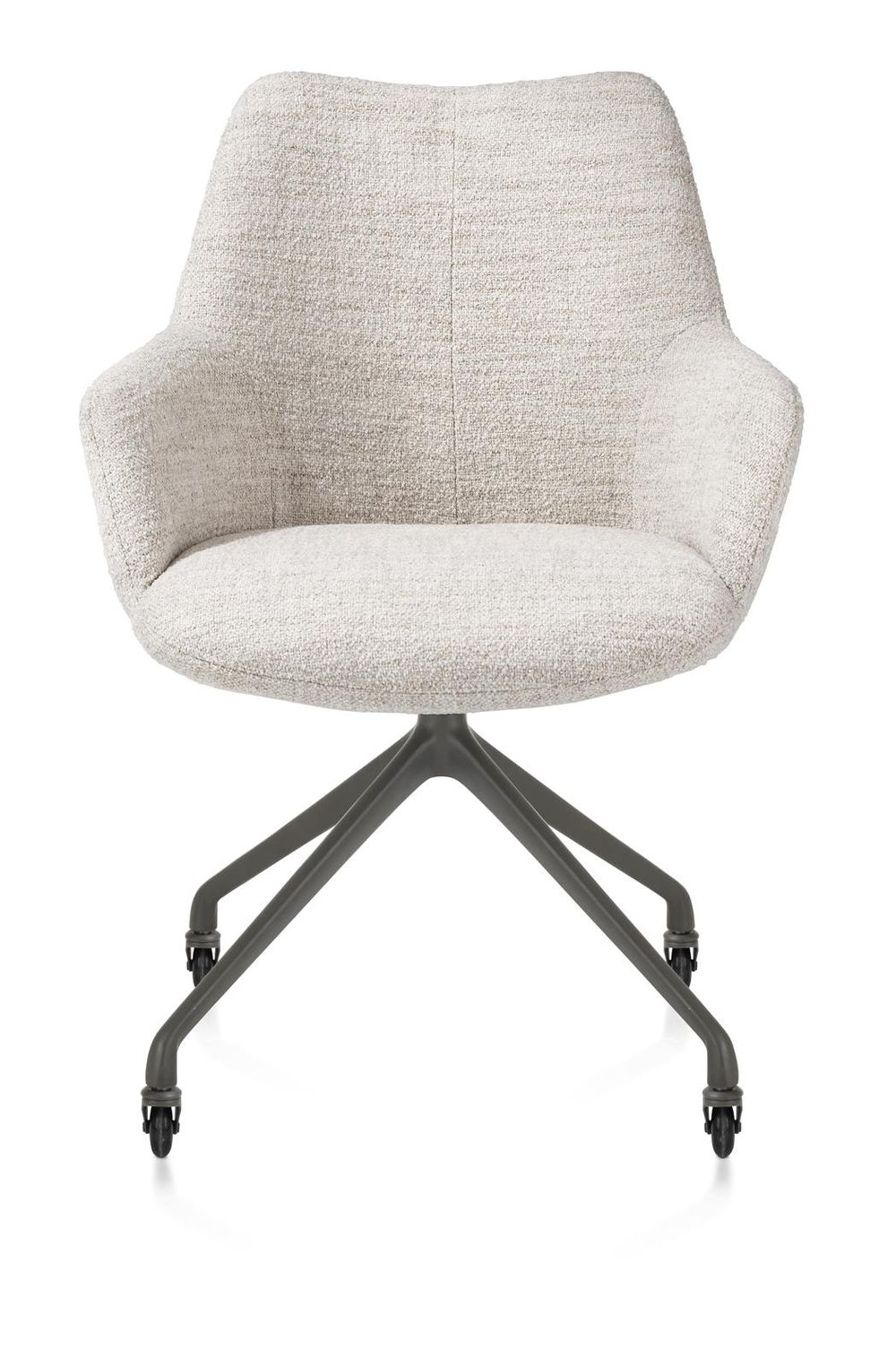 Armstoel op wieltjes MATS - Crème XOO 48907-CRE