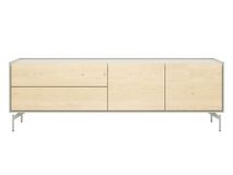 Tv-meubel NIORA - Eikenfineer / Silk Grey XOO 51483-NAT