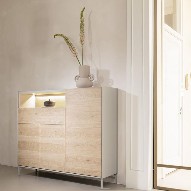 Dressette NIORA - Eikenfineer / Silk Grey