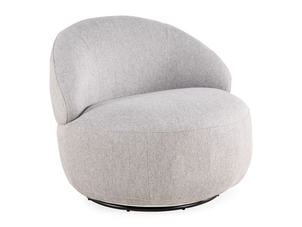 Draaifauteuil PEBBLE - Lichtgrijs KUK-5-000001