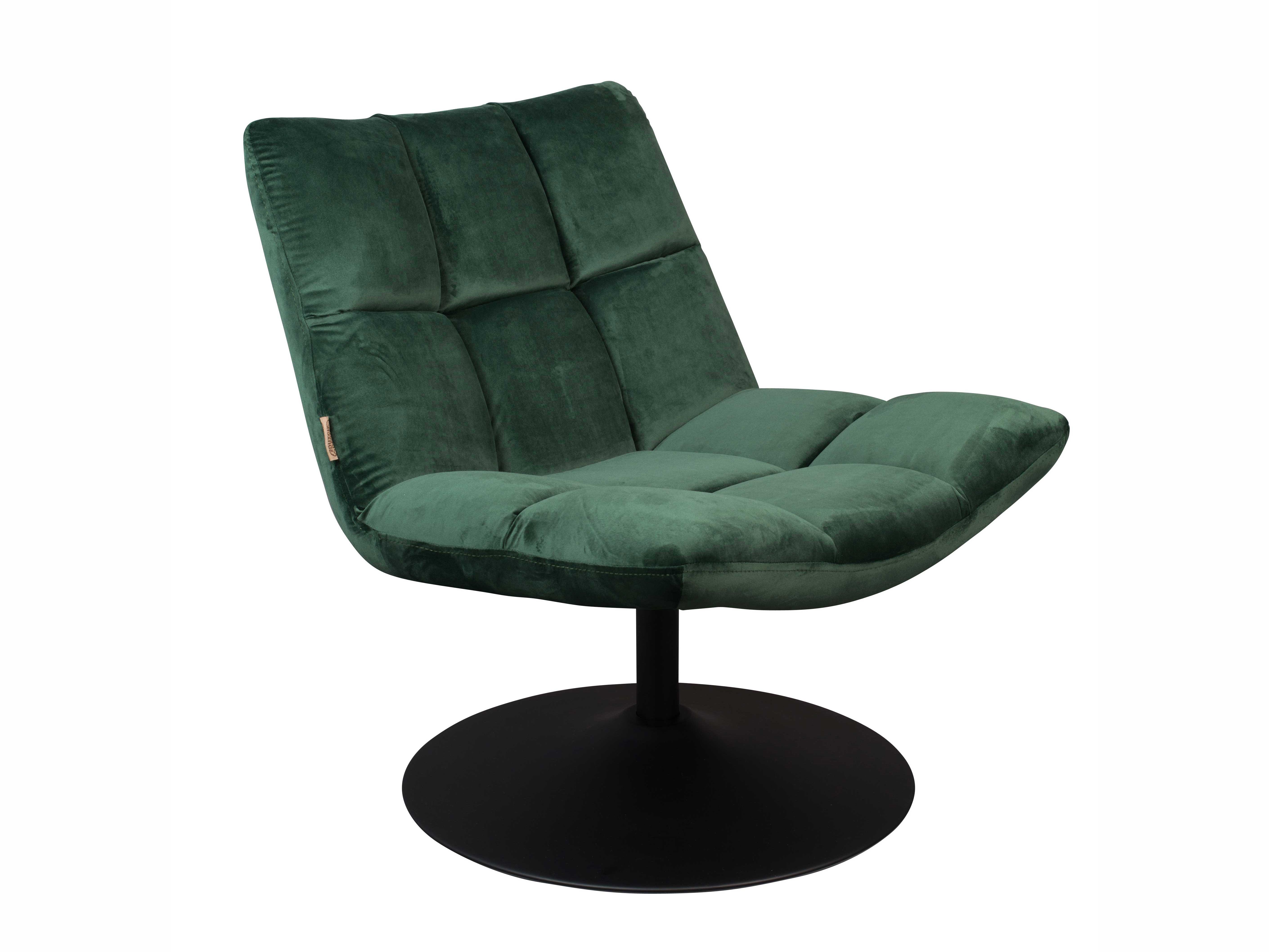 Fauteuil BAR VELVET - Groen