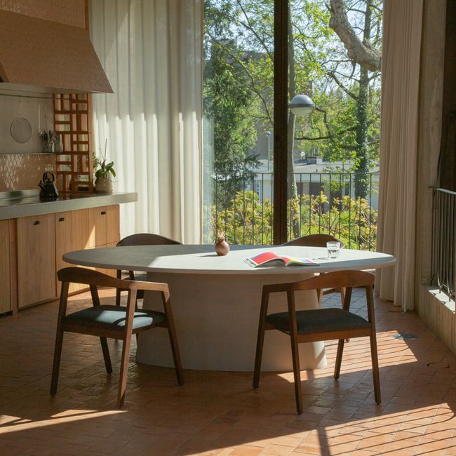 Eetkamertafel ASPEN - Beige