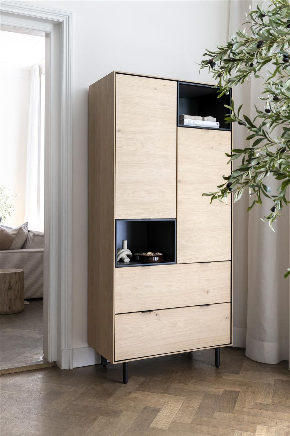 Bergkast ELEMENTS - Naturel eikenfineer XOO 42274NAT