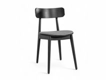 Set van 6 eetkamerstoelen CELESTE - Zwart beukenho C-U14-7-SET6