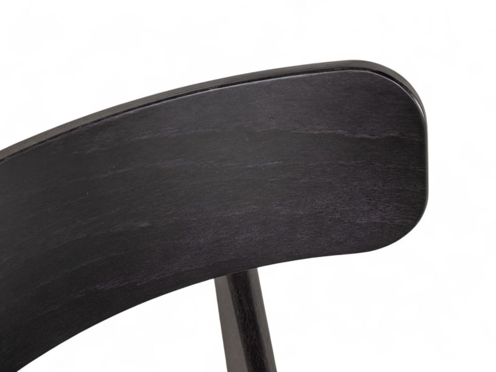 Set van 6 eetkamerstoelen CELESTE - Zwart beukenho C-U14-7-SET6