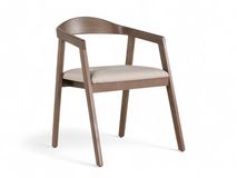 Set van 4 armstoelen ARMAND - Bruin beukenhout/Bei C-U14-6-SET4