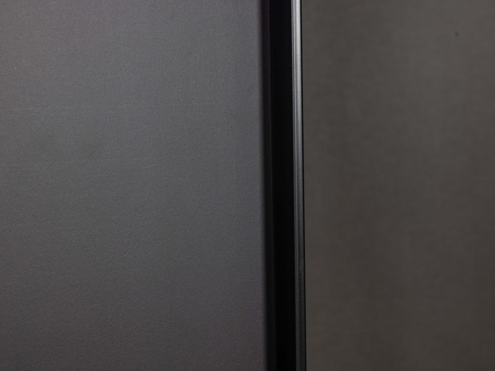 Zweefdeurkast met spiegel SAVENA - Zwart NLT-51-001-L1G79