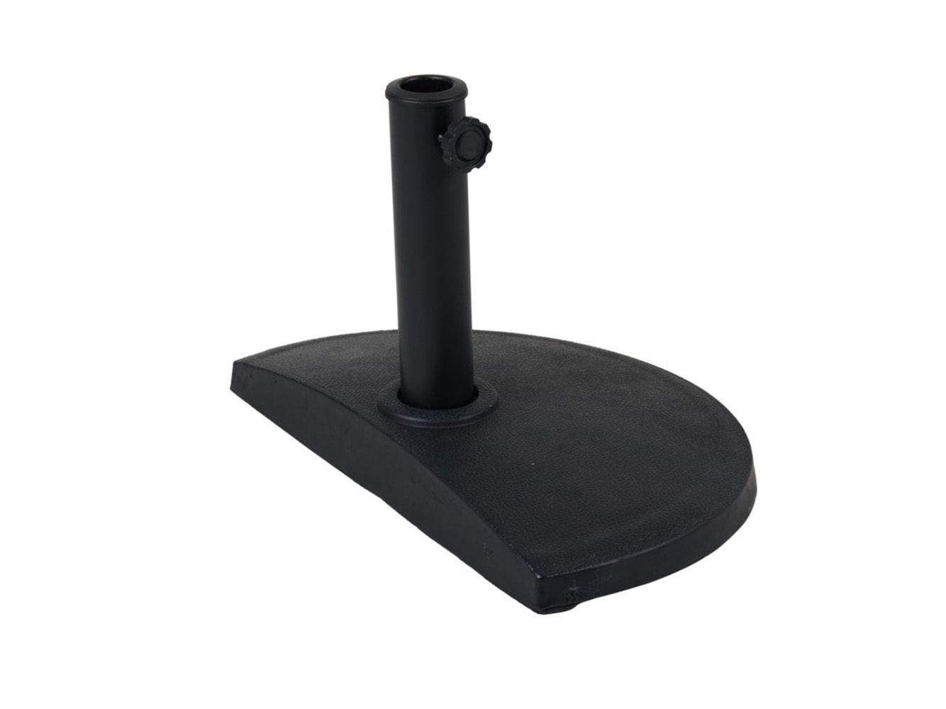 Halve parasolvoet KVITTER - Zwart