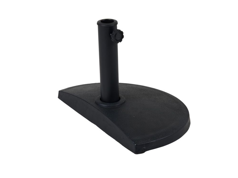 Halve parasolvoet KVITTER - Zwart BRF-19-7500-8