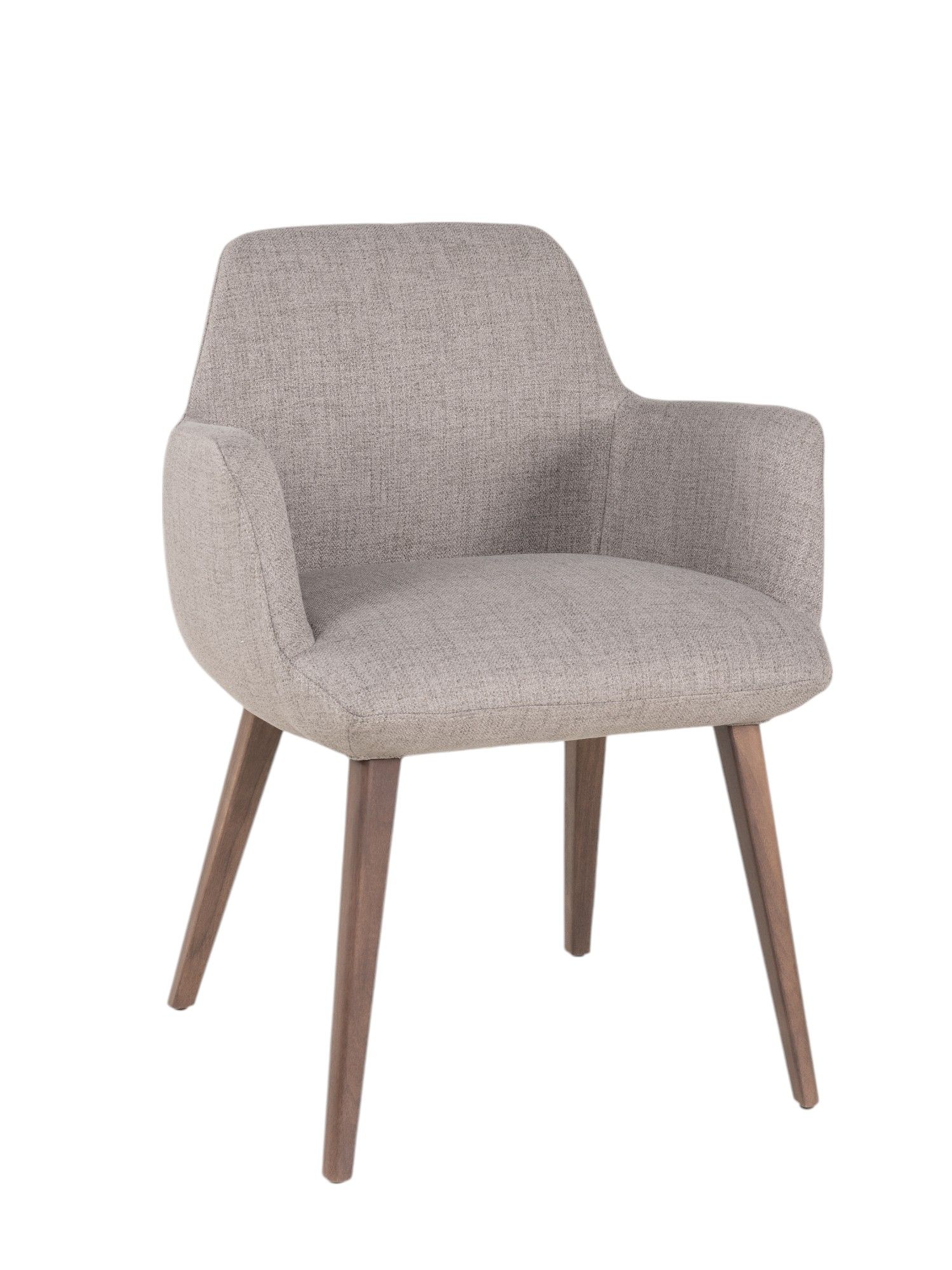 Armstoel MOOD 101 - Taupe / Notelaar