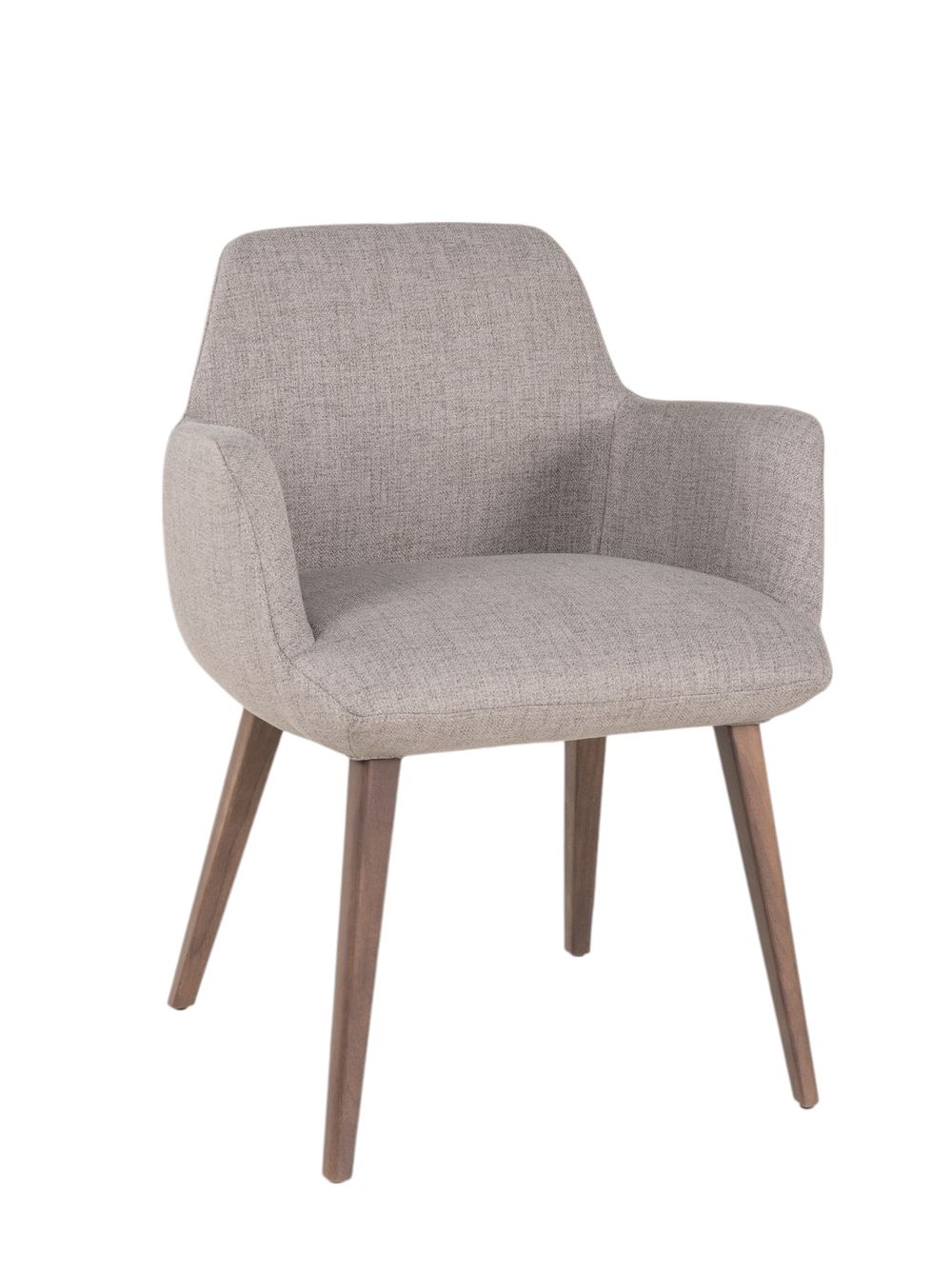 Armstoel MOOD 101 - Taupe / Notelaar MOB-75-000026-3-MTN12