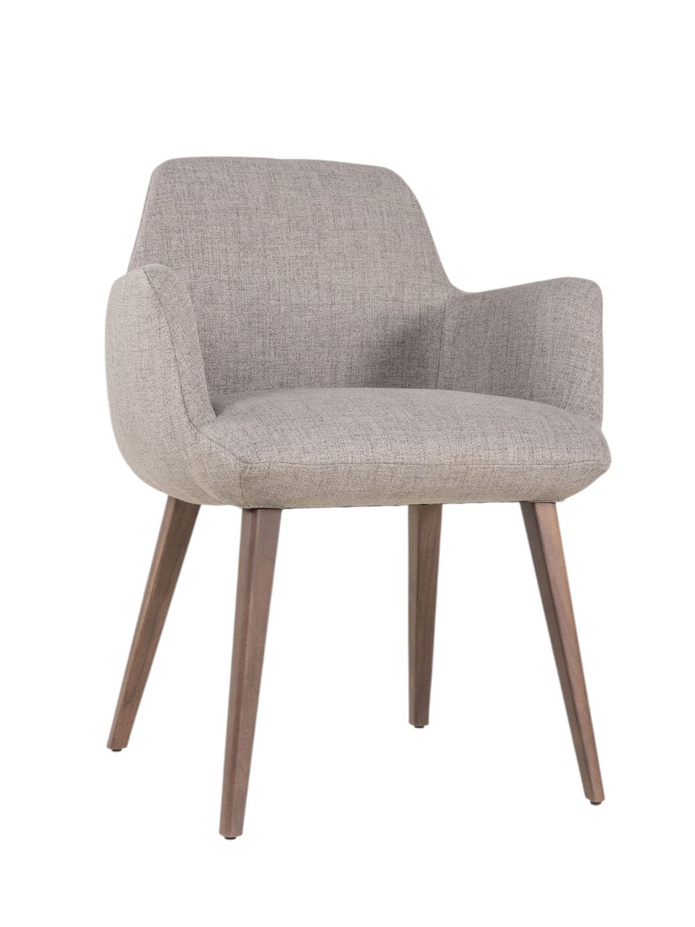 Armstoel MOOD 101 - Taupe / Notelaar MOB-75-000026-3-MTN12