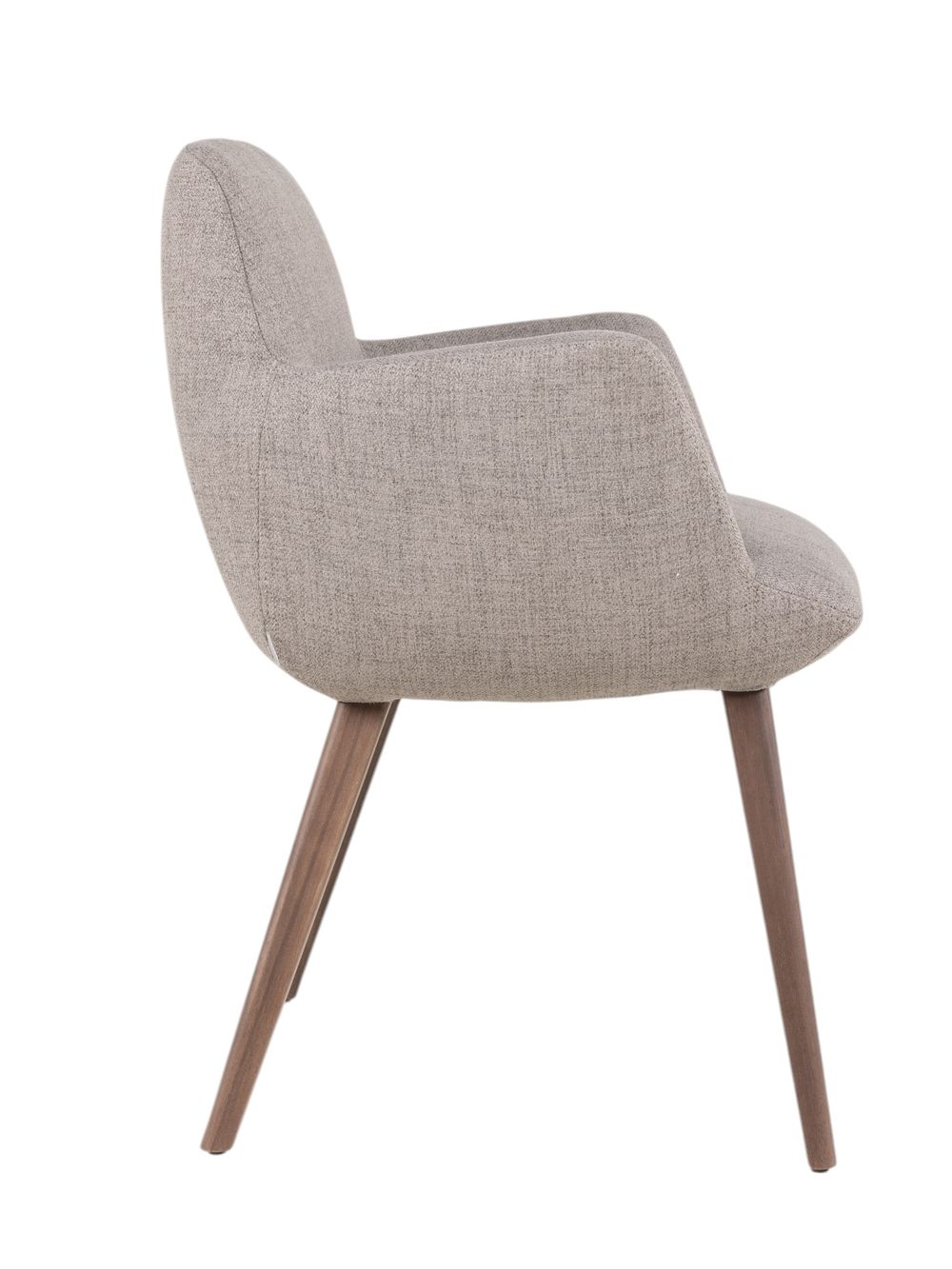 Armstoel MOOD 101 - Taupe / Notelaar MOB-75-000026-3-MTN12