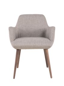 Armstoel MOOD 101 - Taupe / Notelaar MOB-75-000026-3-MTN12