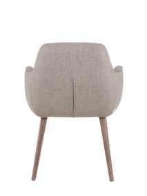 Armstoel MOOD 101 - Taupe / Notelaar MOB-75-000026-3-MTN12