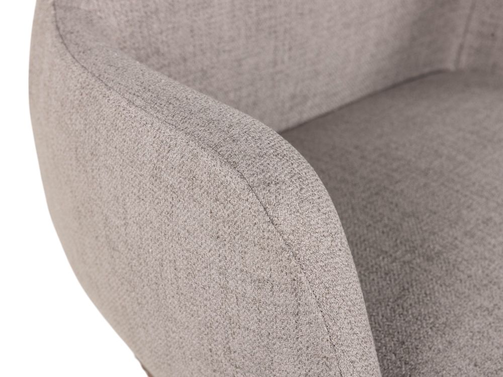 Armstoel MOOD 101 - Taupe / Notelaar MOB-75-000026-3-MTN12