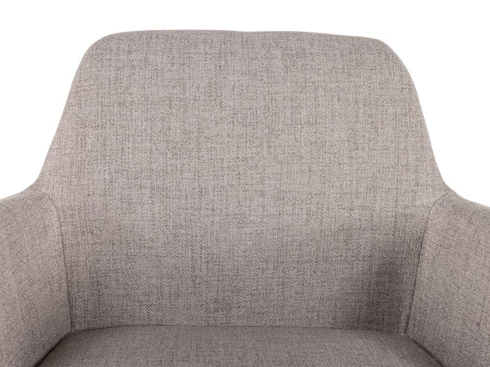 Armstoel MOOD 101 - Taupe / Notelaar MOB-75-000026-3-MTN12