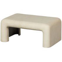 Salontafel Stani, één van een set van twee, met natural betonlook afwerking.