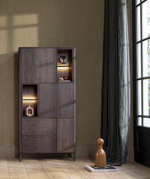 Bergkast TRENTON - Donker eikenfineer XOO 52284-CLA