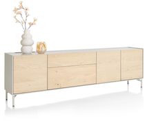 Dressoir NIORA - Eikenfineer / Silk Grey XOO 51840-NAT