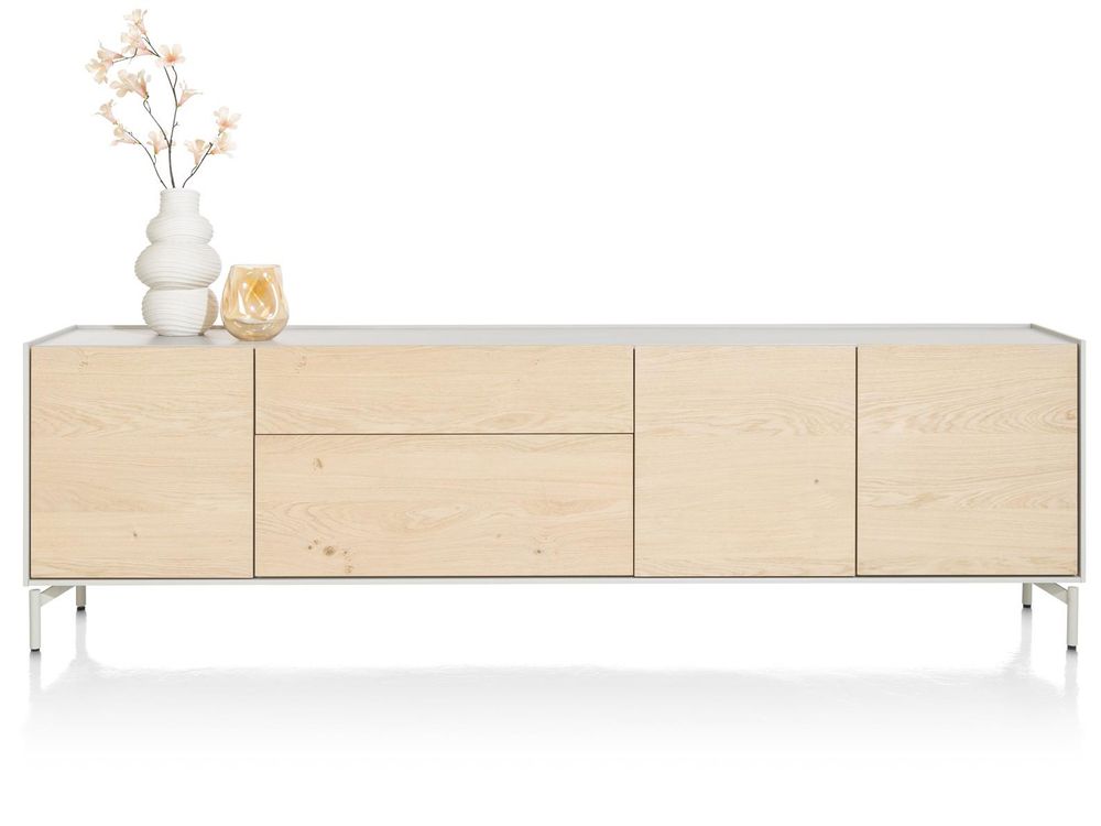 Dressoir NIORA - Eikenfineer / Silk Grey XOO 51840-NAT