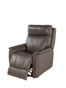 Elektrische relax met lift REMY - Leder Atoma grij DEZ RE RXE