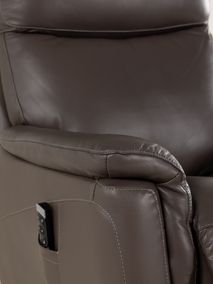 Elektrische relax met lift REMY - Leder Atoma grij DEZ RE RXE