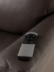 Elektrische relax met lift REMY - Leder Atoma grij DEZ RE RXE