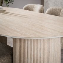 Eetkamertafel LUNA - Ceramic travertine ZLS 4566-88