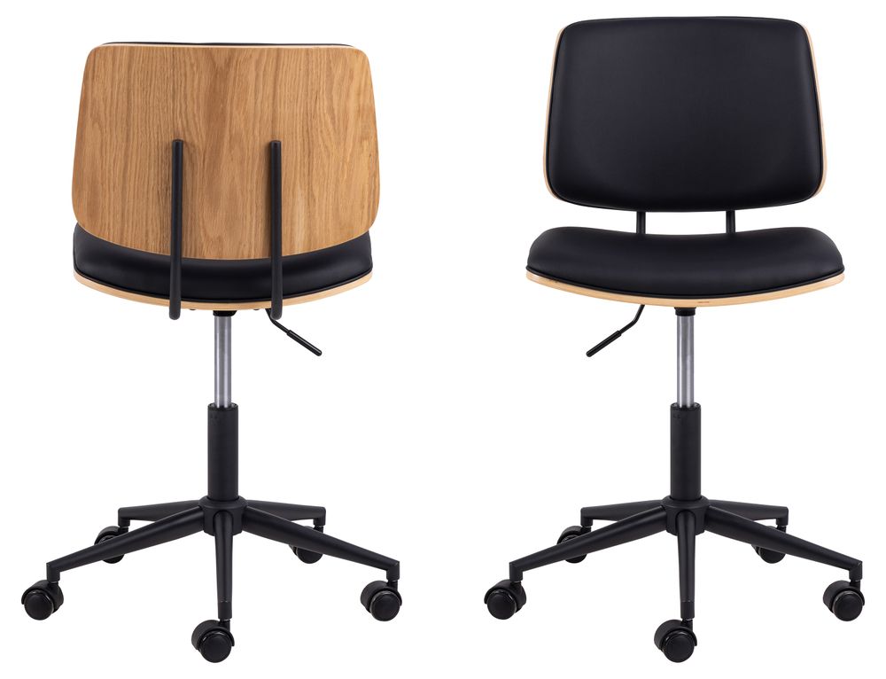 Bureaustoel OWEN - Zwart ACT-162-001-PU6